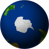 South Pole Terrain Globe Map Relief South Pole Terrain Globe South