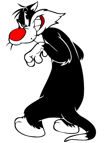 Sylvester Bad Cartoon Character Clipart