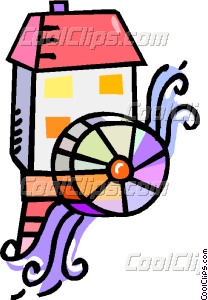Water Mill Clipart
