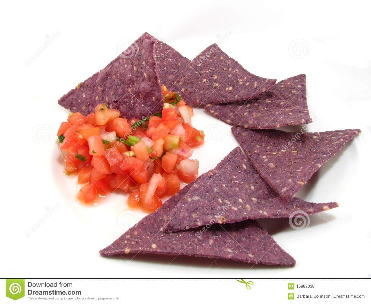 Chips And Salsa Clipart Salsa With Blue Chips Royalty
