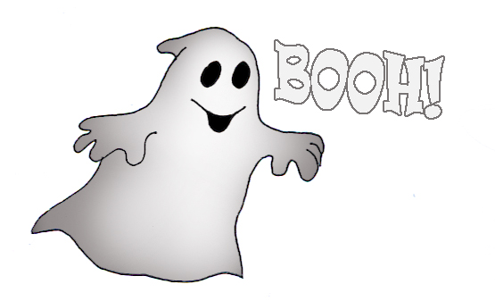 Halloween Ghost Says Boooh