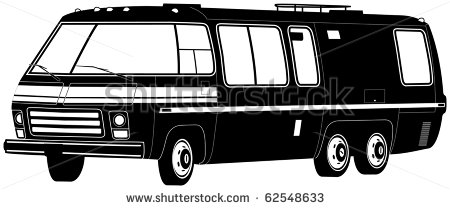 Motor Clipart Black And White Motor Home Black And White