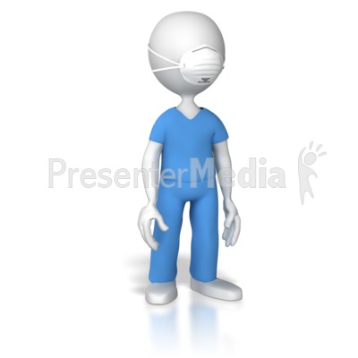 Nurse With Protective Mask   Medical And Health   Great Clipart For