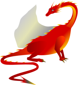 Red Dragon Clip Art At Clker Com   Vector Clip Art Online Royalty