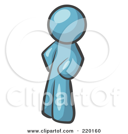 Royalty Free Denim Blue Mascot Illustrations By Leo Blanchette  2