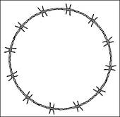 Barbed Wire Clipart And Illustration  532 Barbed Wire Clip Art Vector