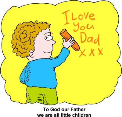 Boy Writing I Love You Dad   Fathers Day Clip Art   Christart Com