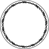 Circle Barbed Wire Border Barbed Wire Circle Clip Art