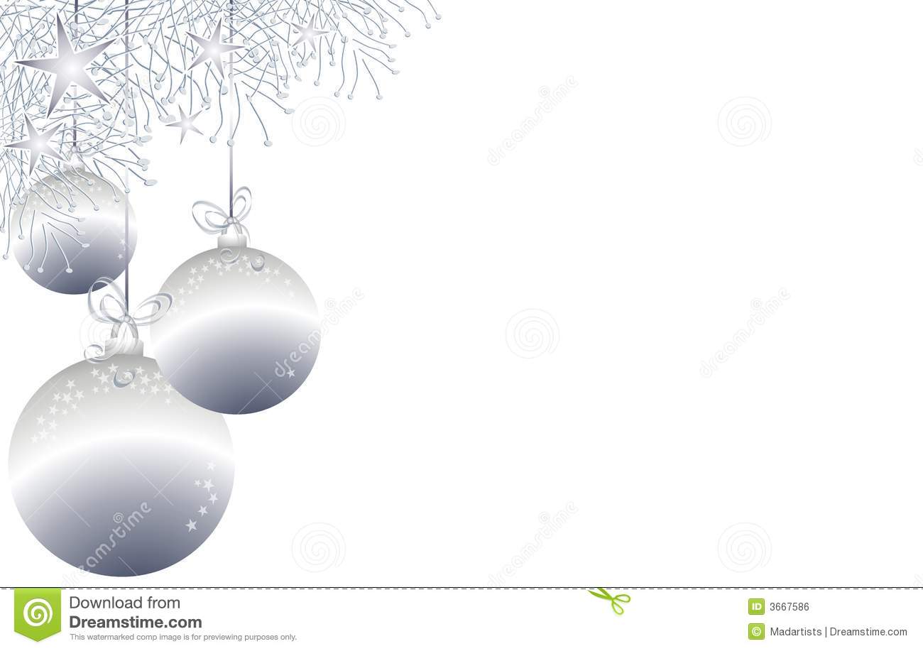 Clip Art Illustration Of A Decorative Christmas Border With Holiday
