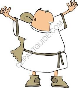 Clipart Of Angel With His Arms Outstretched