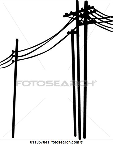 Clipart   Power Lines   Fotosearch   Search Clip Art Illustration