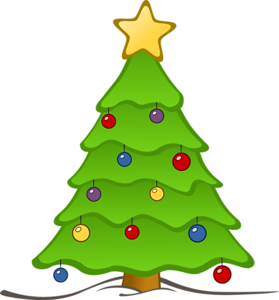 Decorated Christmas Tree Clipart   Clipart Panda   Free Clipart Images