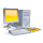 Desktop Computer Clipart   Yellow Theme Svg