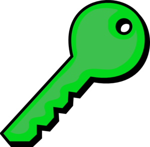 Green Key Clip Art At Clker Com   Vector Clip Art Online Royalty Free