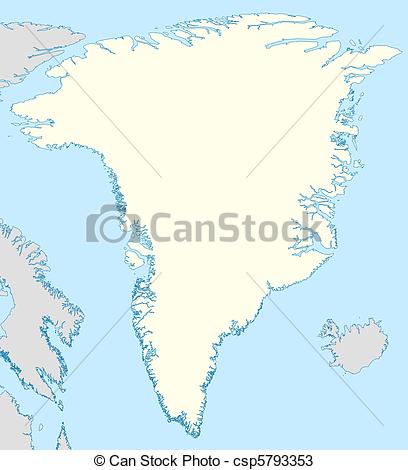 Greenland Map   Csp5793353