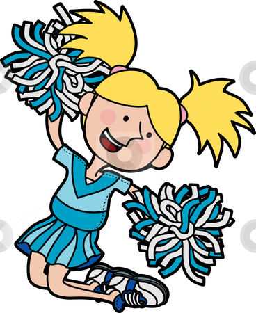 Illustration Of Cheerleader Stock Vector Clipart Illustration Of Girl