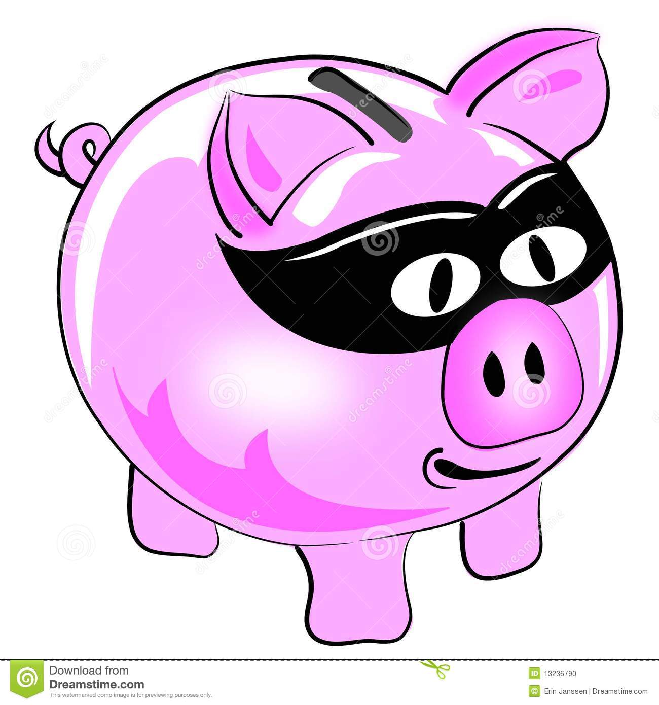 More Similar Stock Images Of   Money Theft Pig