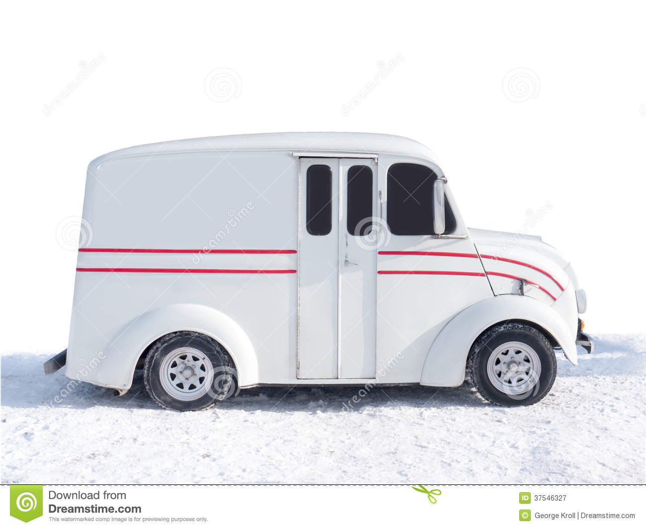 Old Divco Delivery Truck Royalty Free Stock Photography   Image