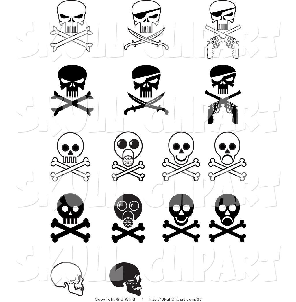 Pin Clipart Evil Skull Smoking A Cigarette Royalty Free Vector On    