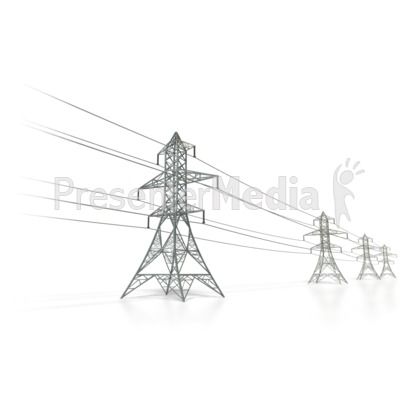 Power Transmission Lines   Presentation Clipart   Great Clipart For