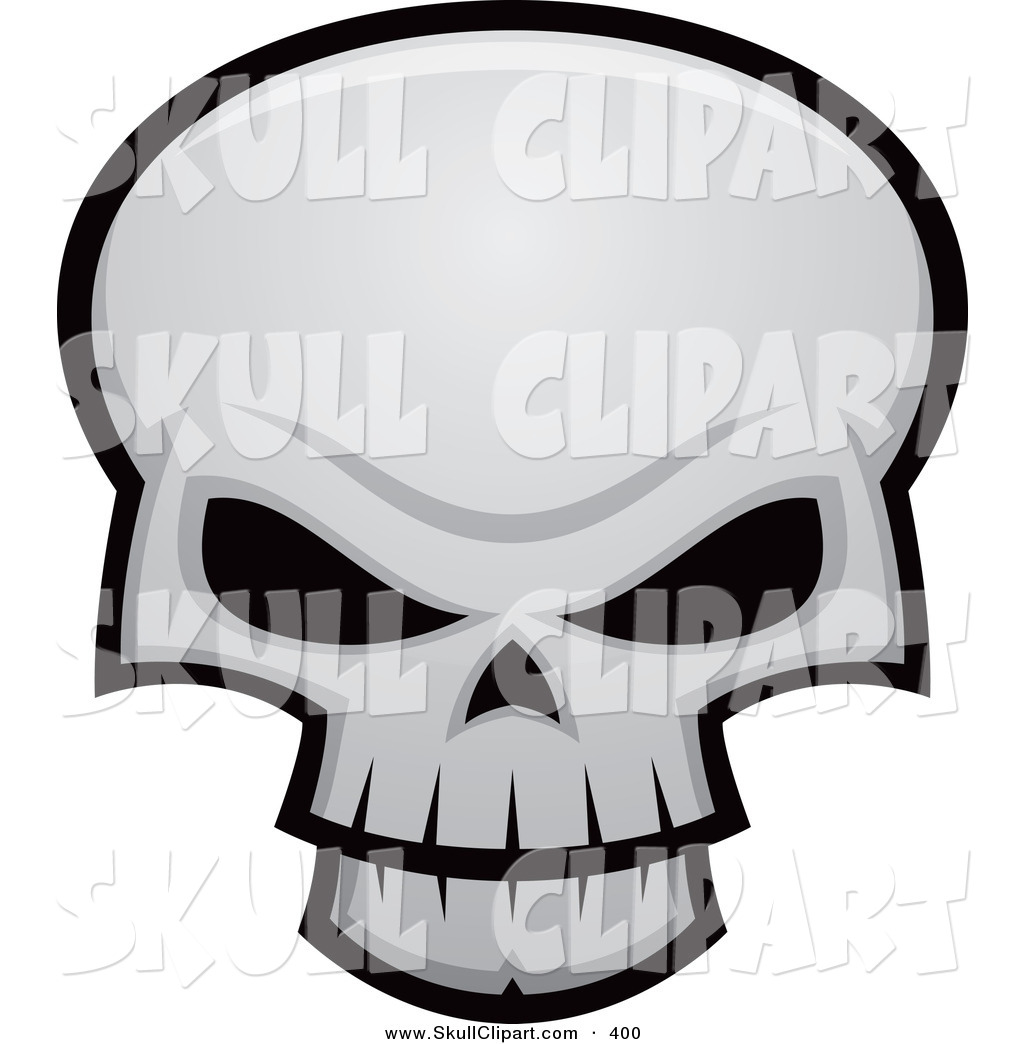 Skull With Dark Eye Sockets Skull Clip Art John Schwegel