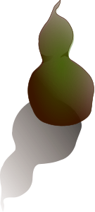 15810 A Gourd Green Pear Clipart Png
