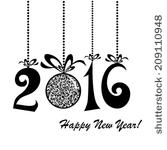 2016 Clip Art Vector Happy New Year 2016   1000 Graphics   Clipart Me
