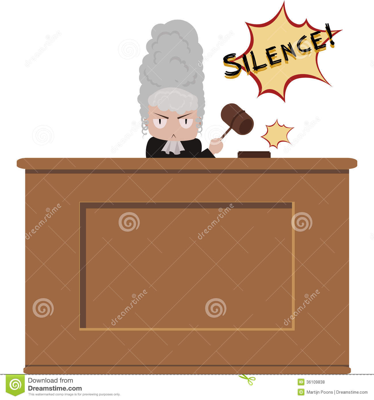Angry Judge Royalty Free Stock Photos   Image  36109838