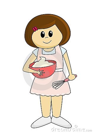 Cartoon Baker Girl Stock Photos Images And Vector Illustrations