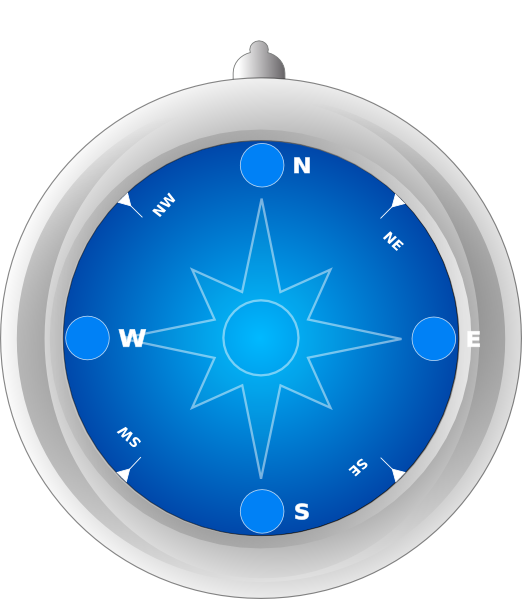 Compass With No Needle Clip Art At Clker Com   Vector Clip Art Online