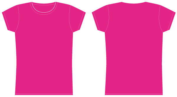 Girls Shirt Template Free Vector   Quoteko Com