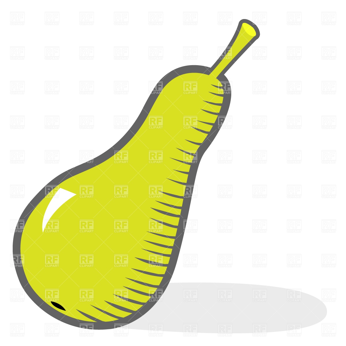 Green Cartoon Pear Download Royalty Free Vector Clipart  Eps 