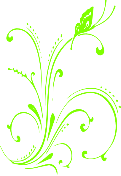 Lime Green Scroll Clip Art At Clker Com   Vector Clip Art Online