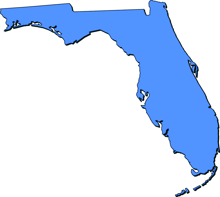 Maps Of Florida In Your Choice Of Four Sizes These Maps Are In The