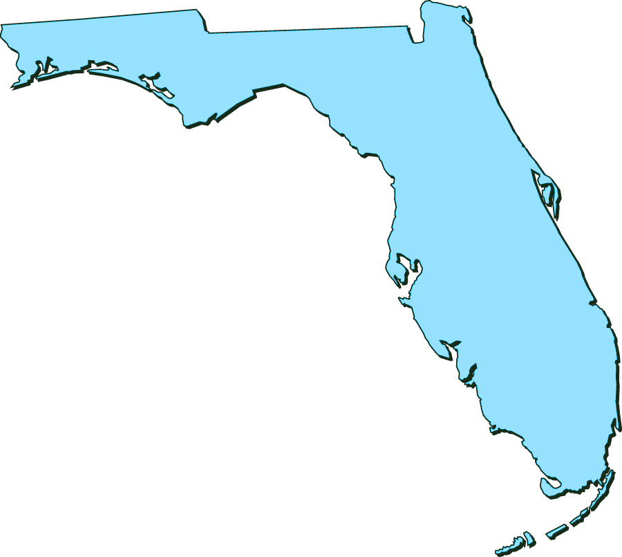 Maps Of Florida In Your Choice Of Four Sizes These Maps Are In The