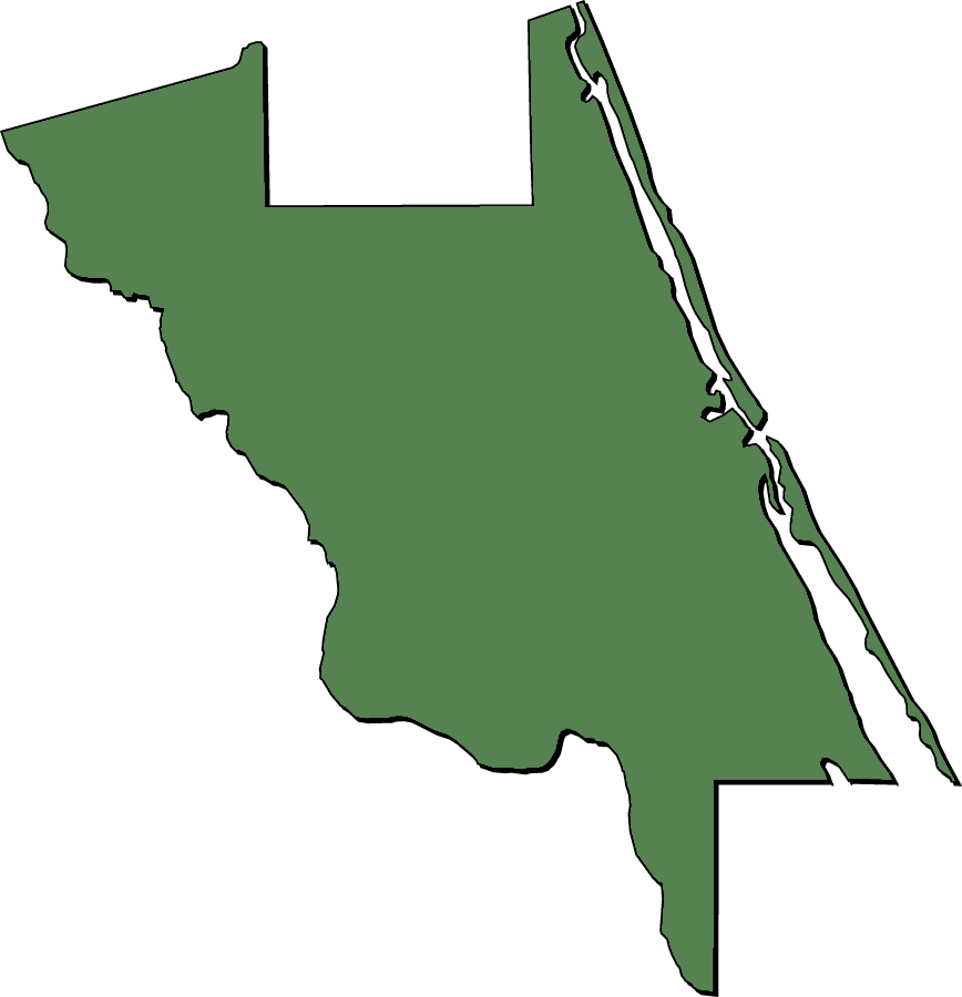 Maps Of Volusia County In Your Choice Of Four Sizes These Maps Are In