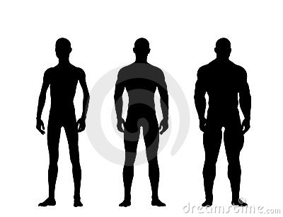 Muscle Man Silhouette Clip Art Silhouetted Muscular Man     
