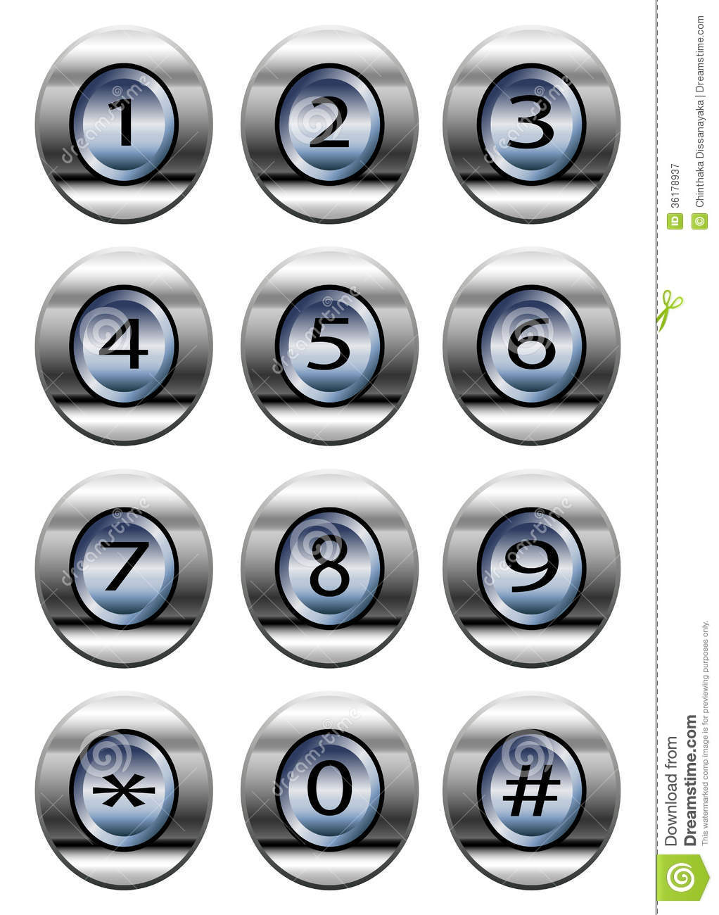 Phone Dial Pad Royalty Free Stock Photography   Image  36178937
