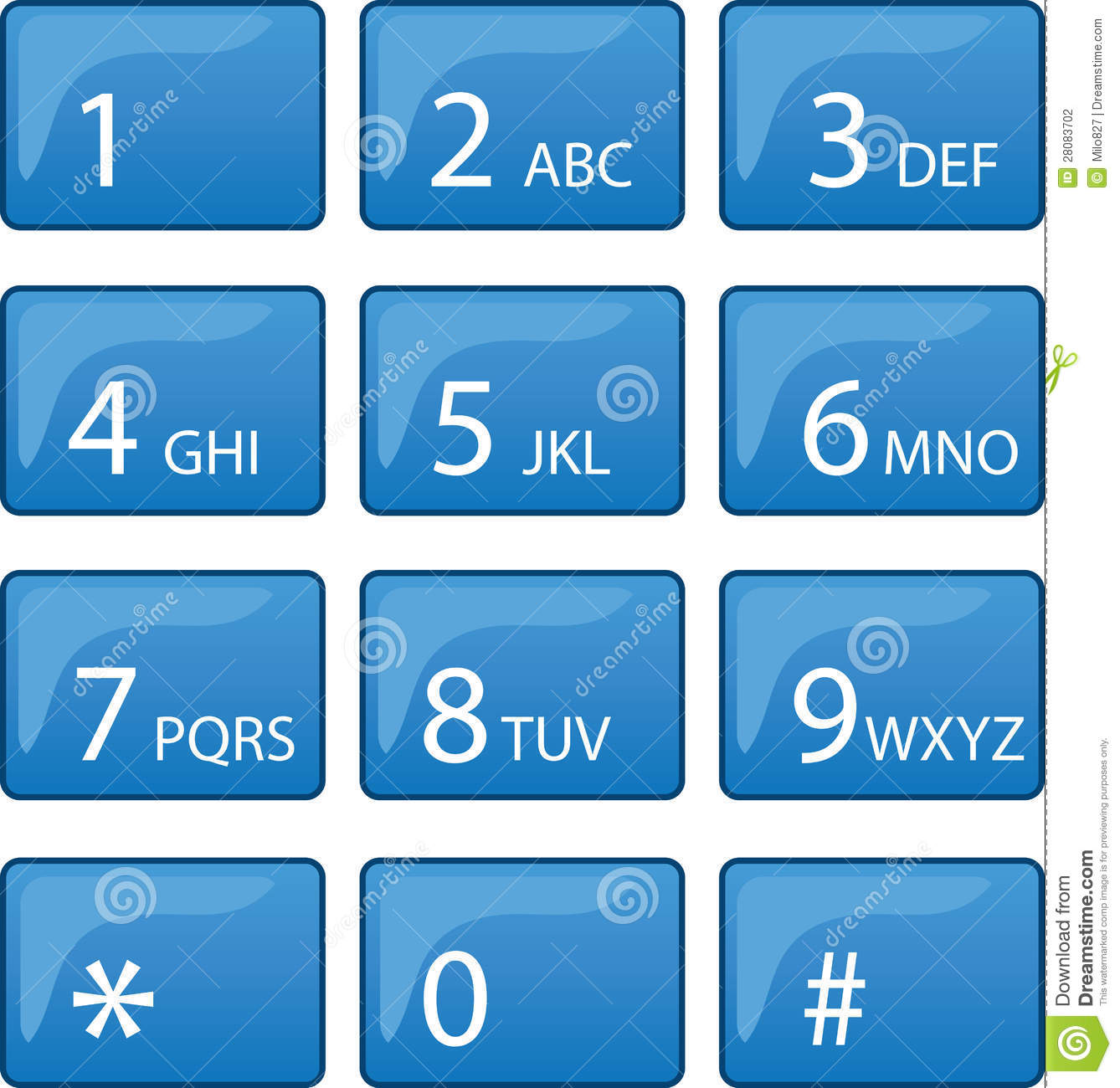 Phone Dial Pad Stock Photography   Image  28083702