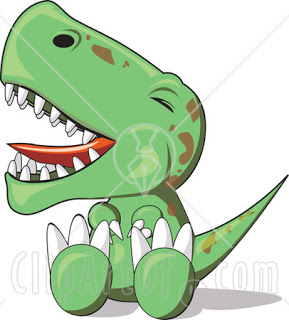 Rex Cartoon Of A Drooling Green T Cartoon T Rex Playing A Guitar