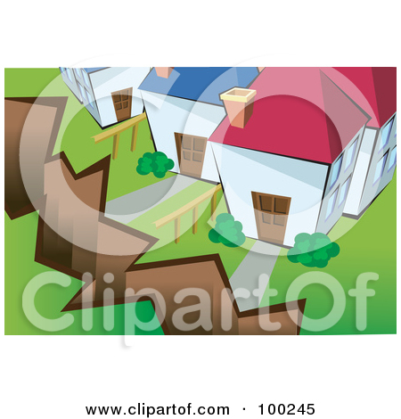 Royalty Free  Rf  Illustrations   Clipart Of Earthquakes  1