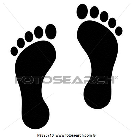 Clipart   Baby Feet Clean Black Icon  Fotosearch   Search Clip Art    