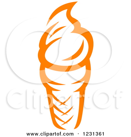 Clipart Soft Serve Waffle Ice Cream Cone Royalty Free Vector Pictures