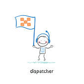 Dispatcher   Clipart Graphic