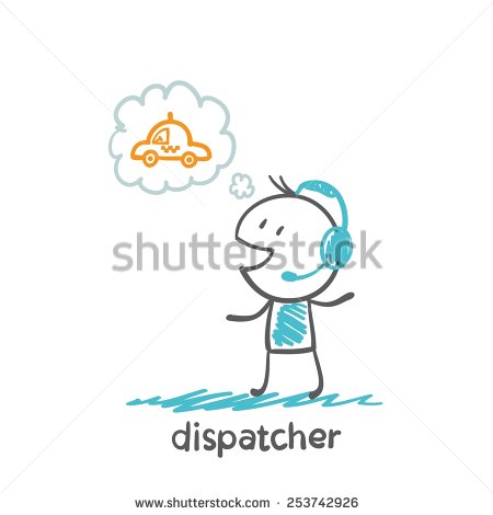 Dispatcher Stock Vectors   Vector Clip Art   Shutterstock