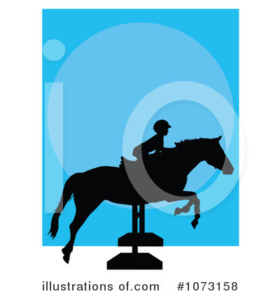 Equestrian Clipart  1073158 By Maria Bell   Royalty Free  Rf  Stock