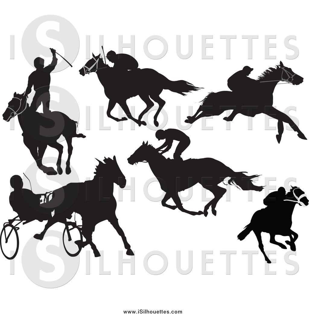 Free Clip Art Of Black Equestrian Silhouettes This Equestrian Stock