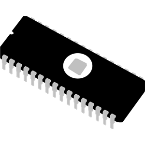 Free Vector Clipart Eprom Chip Integrated Circuit Memory Ic