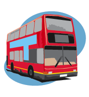 London Bus Clipart 02