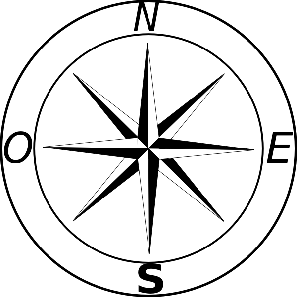 North Star Compass Clip Art At Clker Com   Vector Clip Art Online